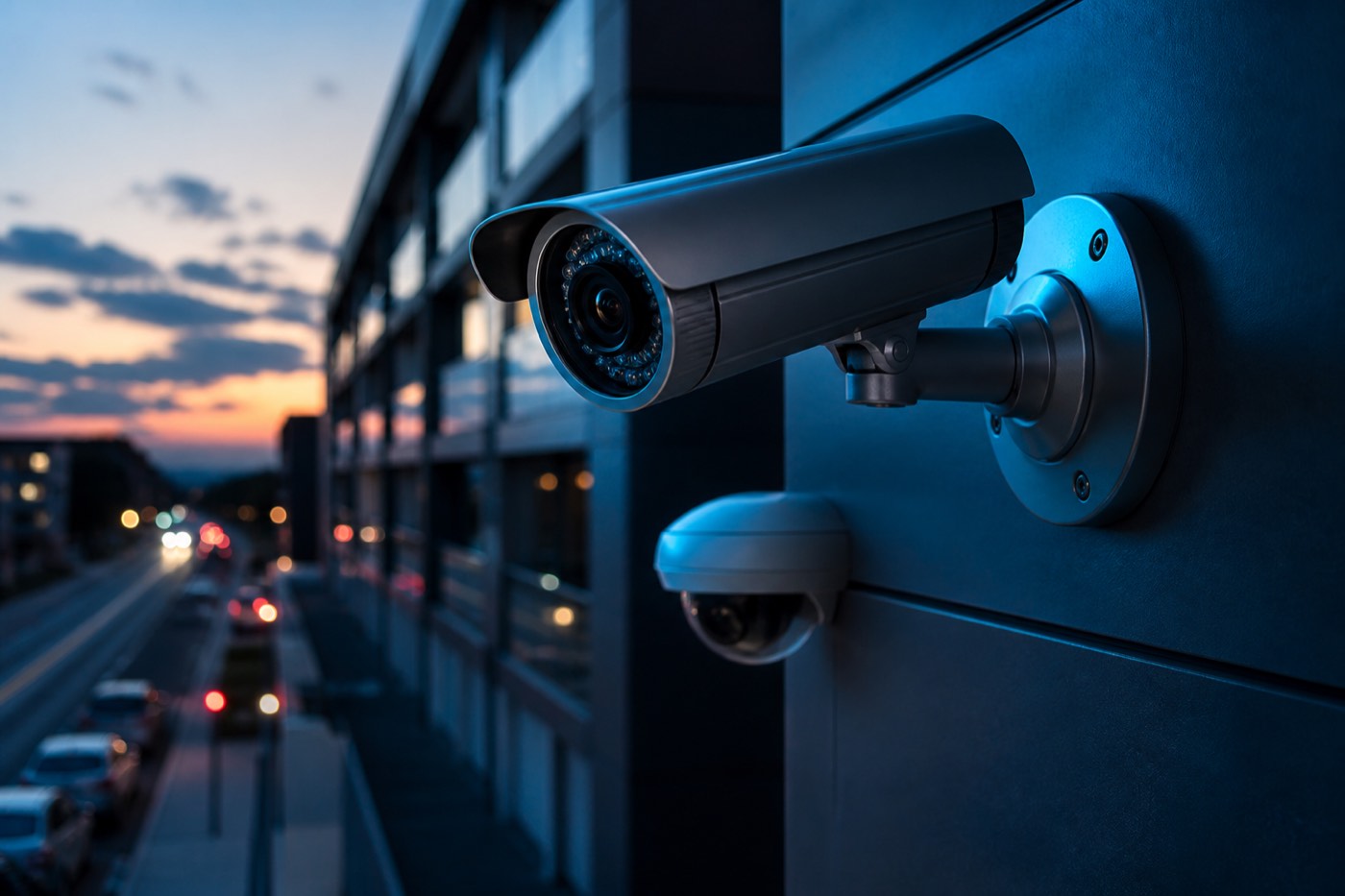 Kamera CCTV bullet dan dome untuk keamanan